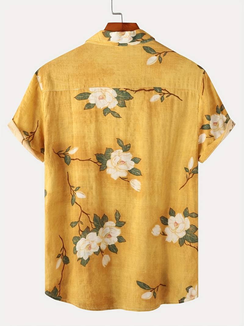 Kenneth - Camicia Casual a Maniche Corte con Stile Fresco