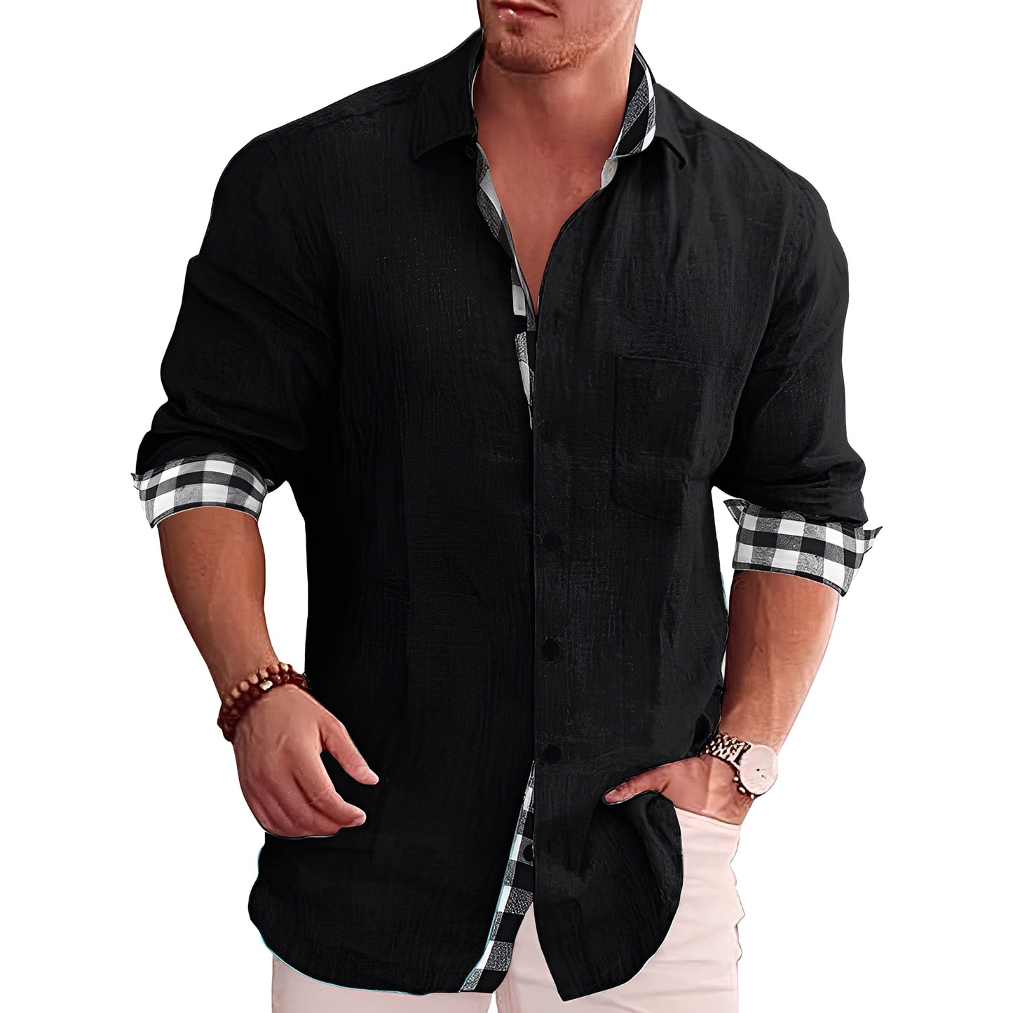 Ronald - Camicia uomo casual a quadri