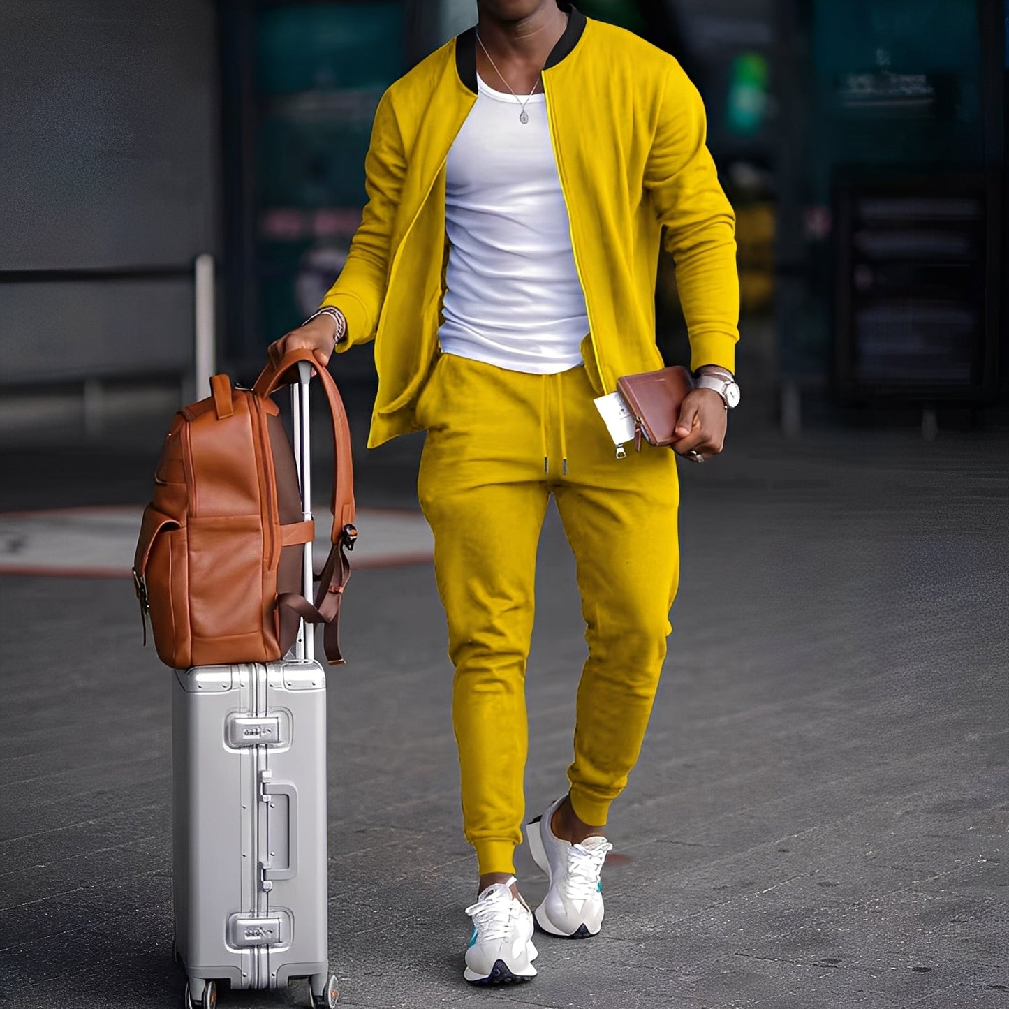 Dillon - Set semplice di giacca e pantaloni per uomo