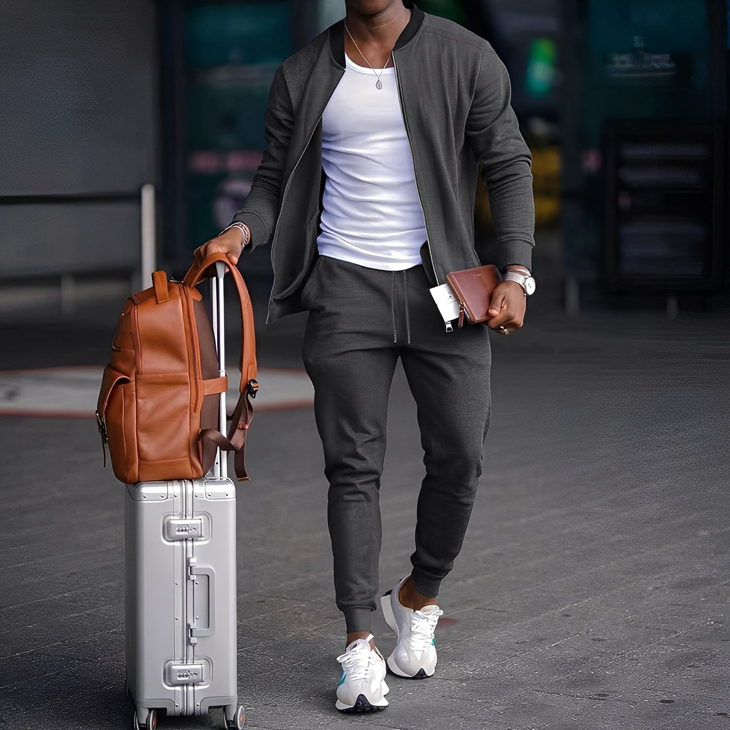 Dillon - Set semplice di giacca e pantaloni per uomo