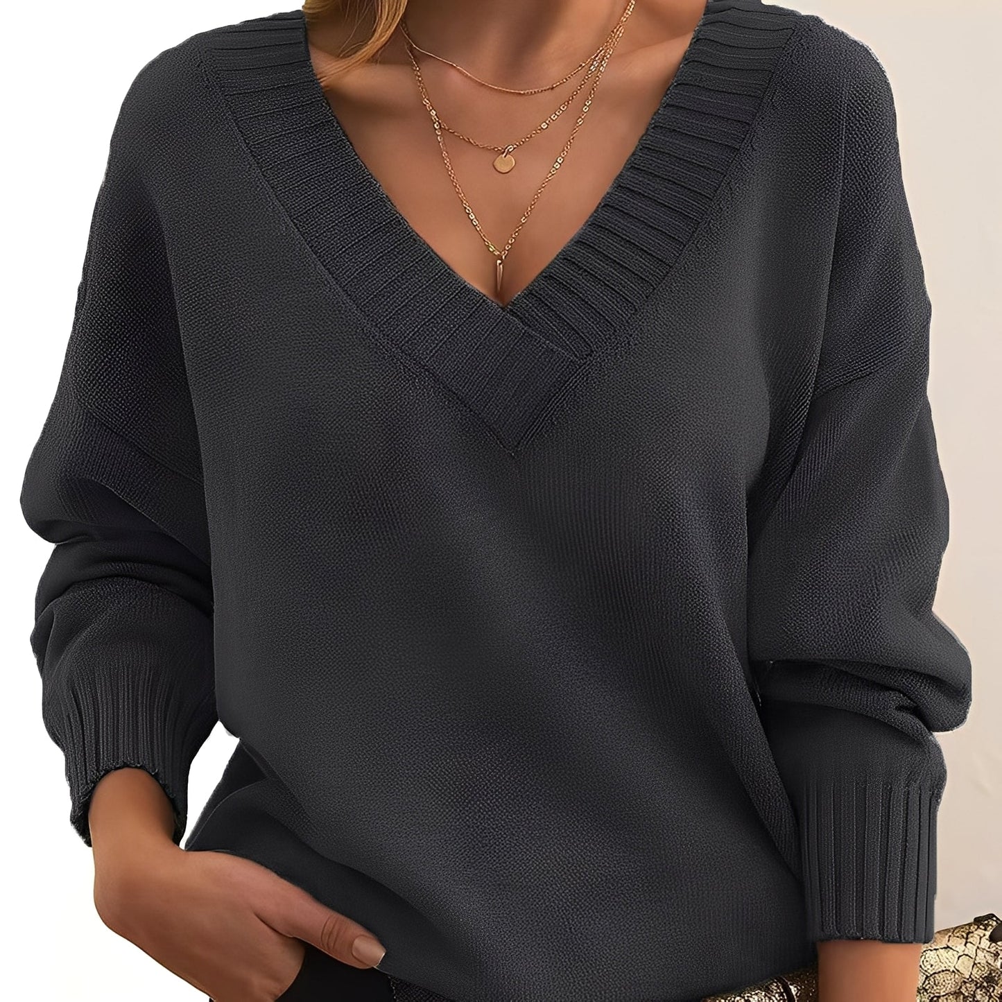 Merideth - Maglione semplice e versatile per donne