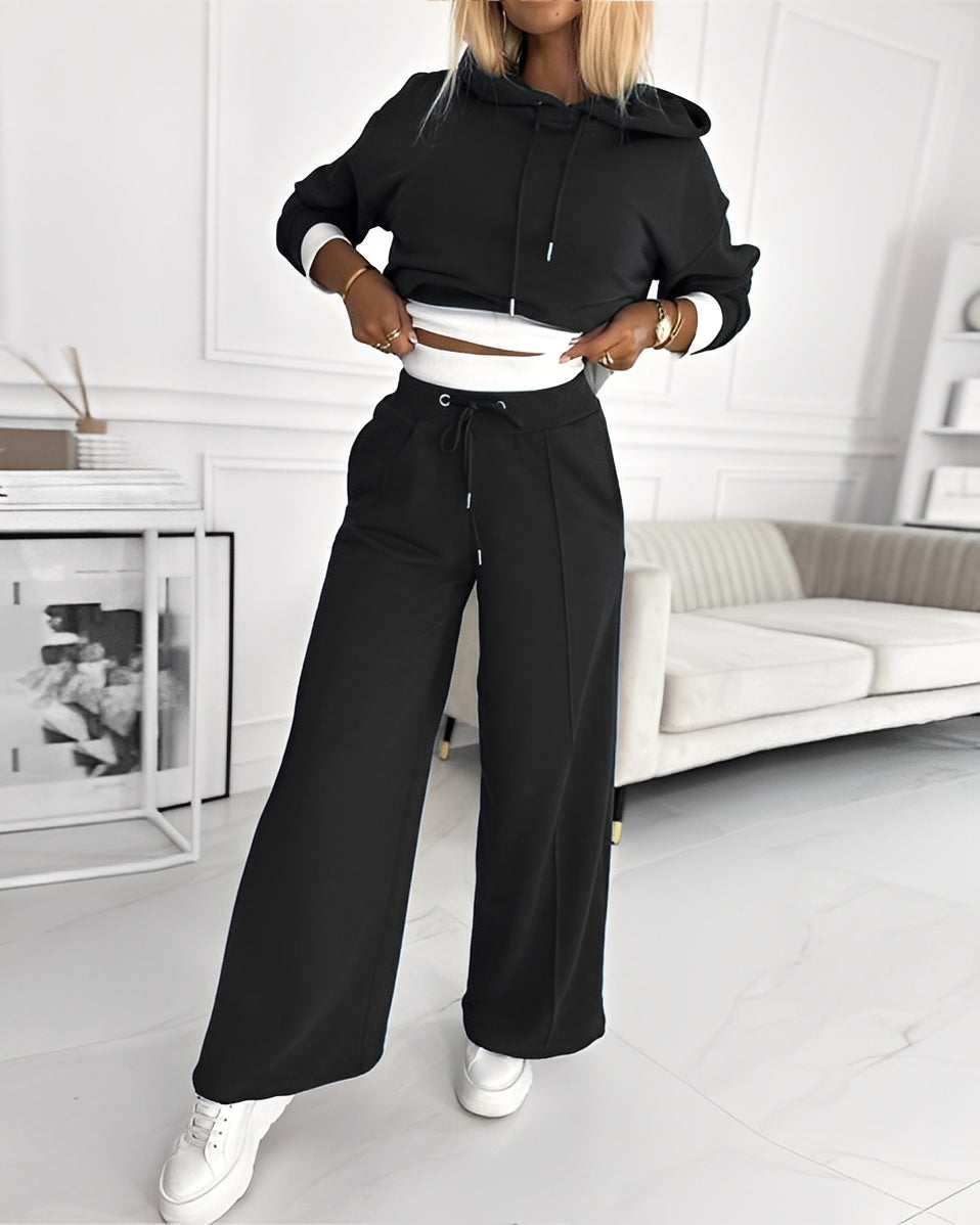 Paulina - Elegante Completo Tuta con Cappuccio per Donne