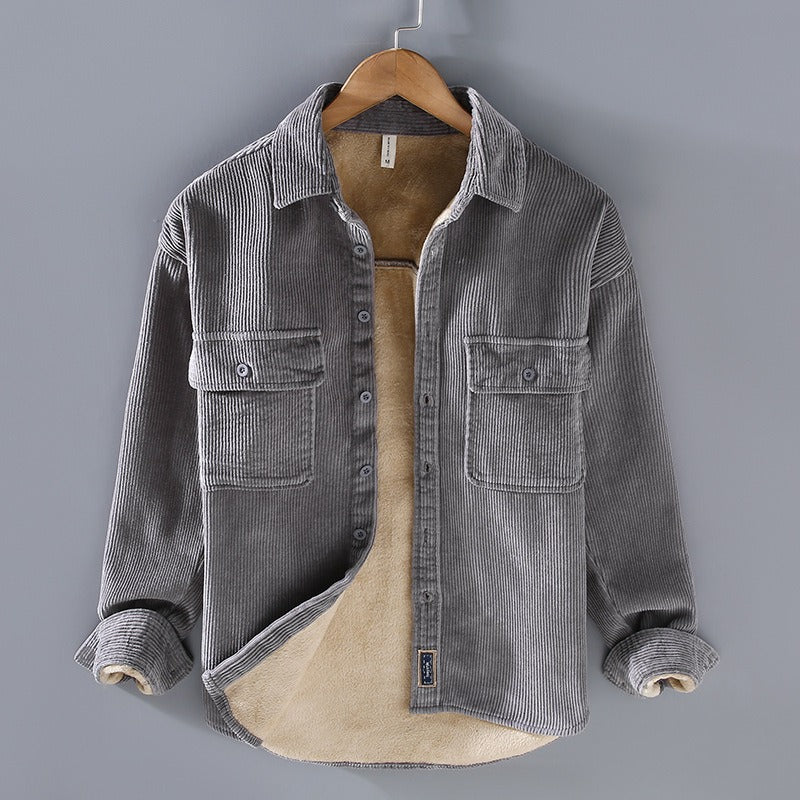 Callum – Camicia in Velluto a Coste Calda e Confortevole