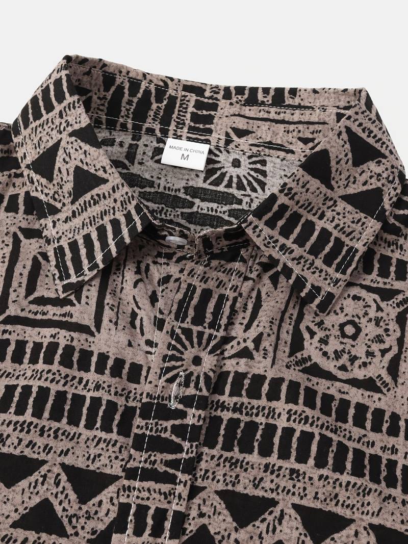 Kenneth - Camicia Casual a Maniche Corte con Stile Fresco
