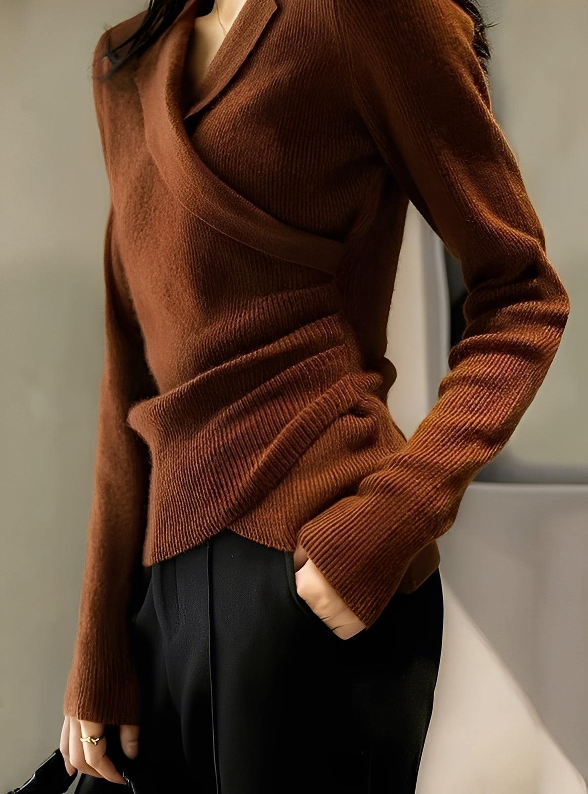 Kaelee - Elegante e caldo maglione a maglia per donne