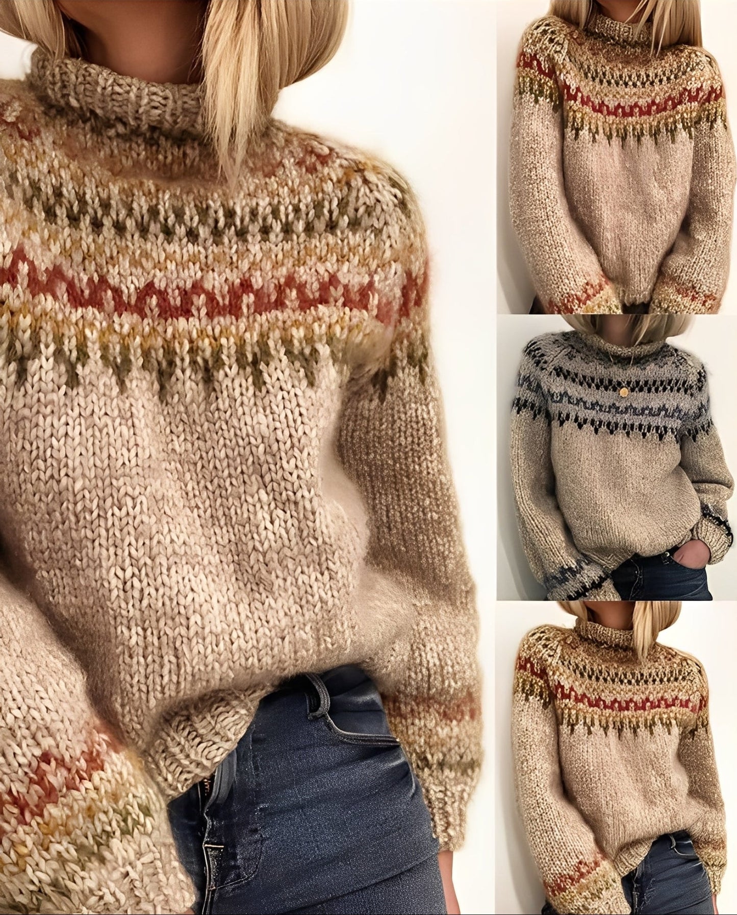 Macey - Maglione spesso da donna