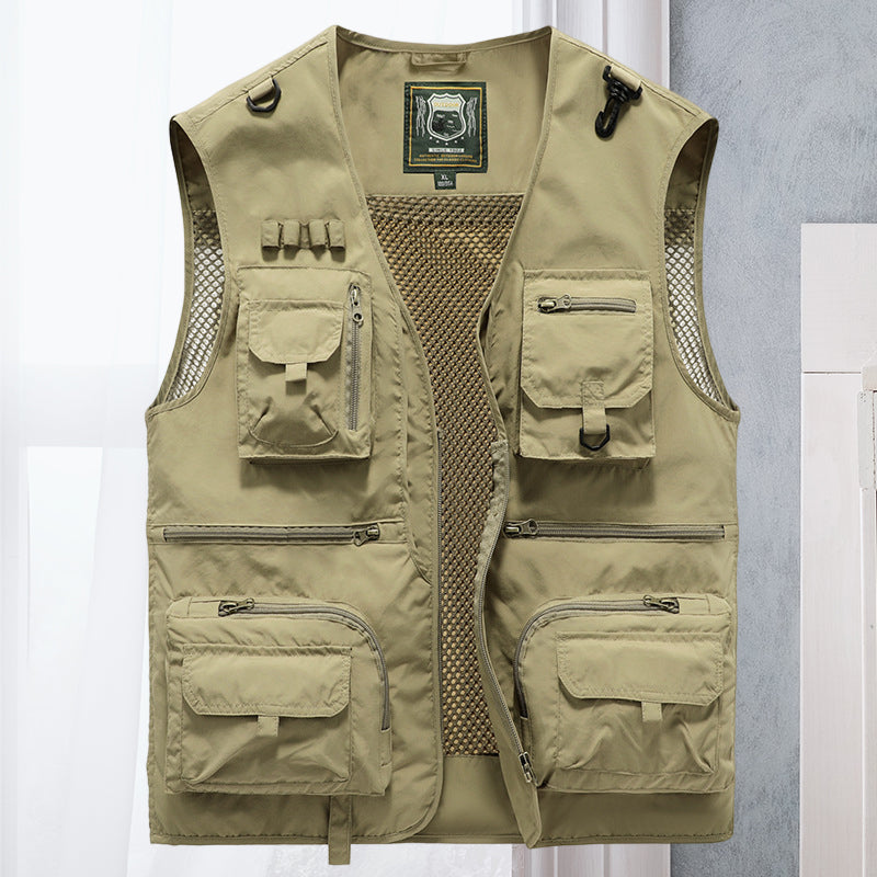 Alessandra – Gilet Cargo in Rete con Tasche