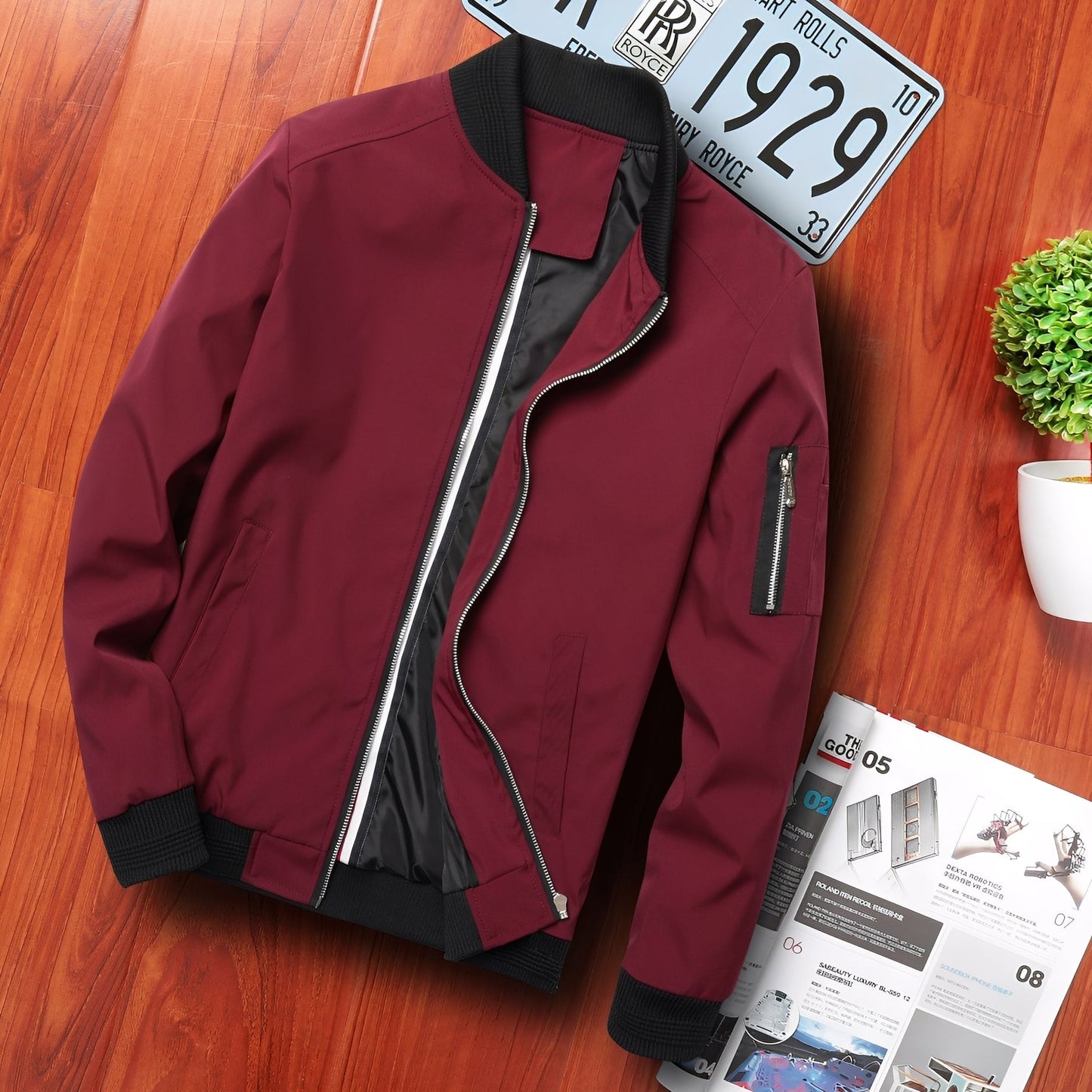 Leonard - Giacca bomber elegante da uomo