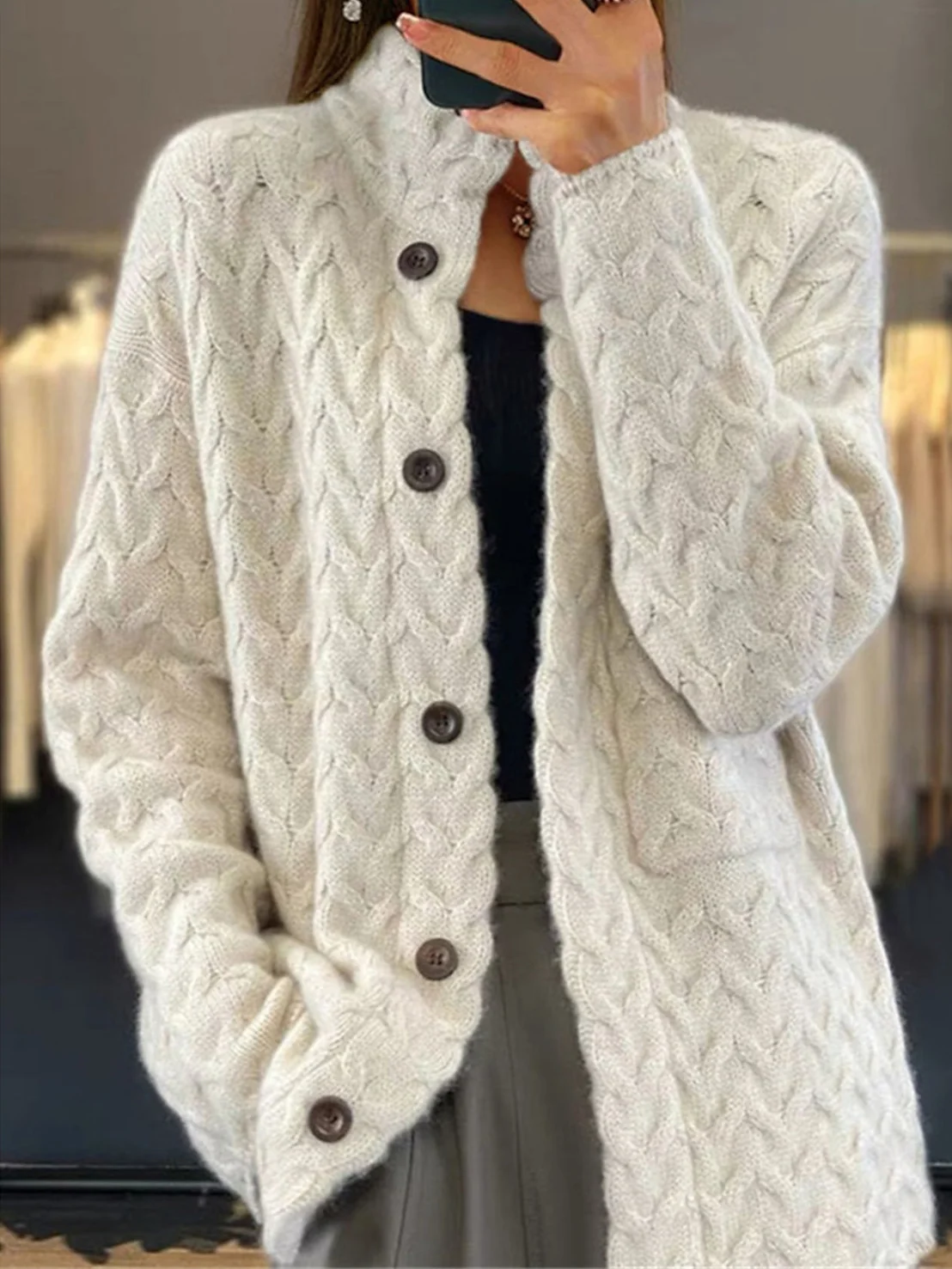Ashley - Cardigan Elegante e Confortevole