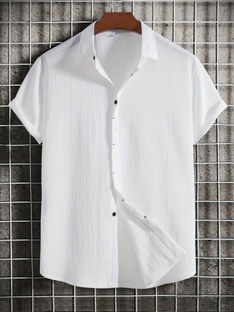 Joshua - Camicia a Maniche Corte Elegante e Senza Sforzo