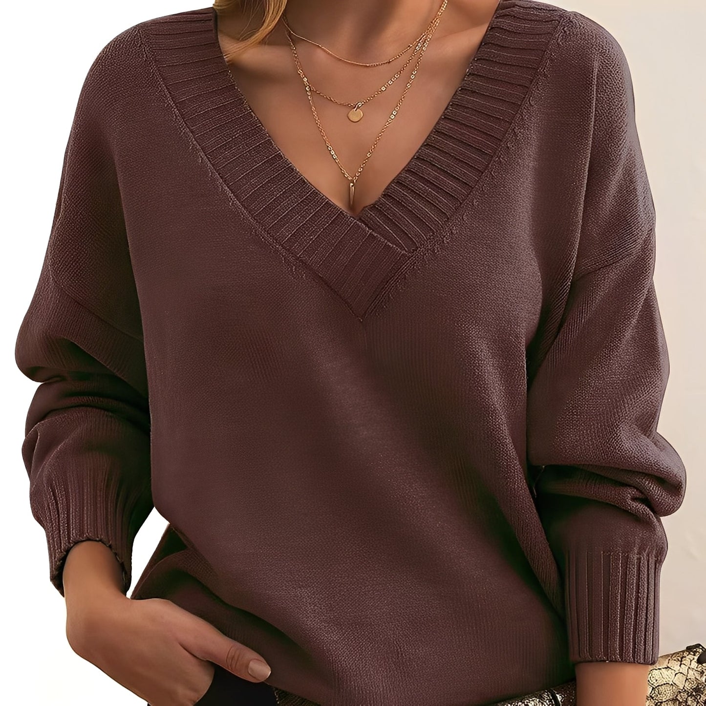 Merideth - Maglione semplice e versatile per donne