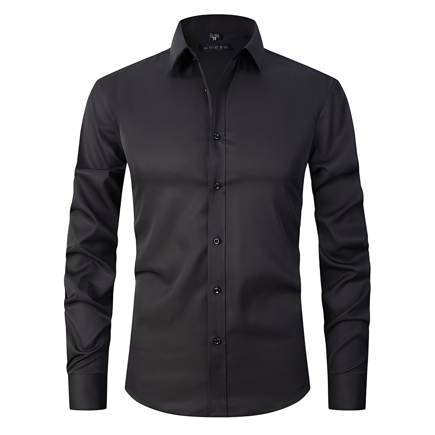 Elton - Camicia elegante aderente in tessuto elastico per uomo
