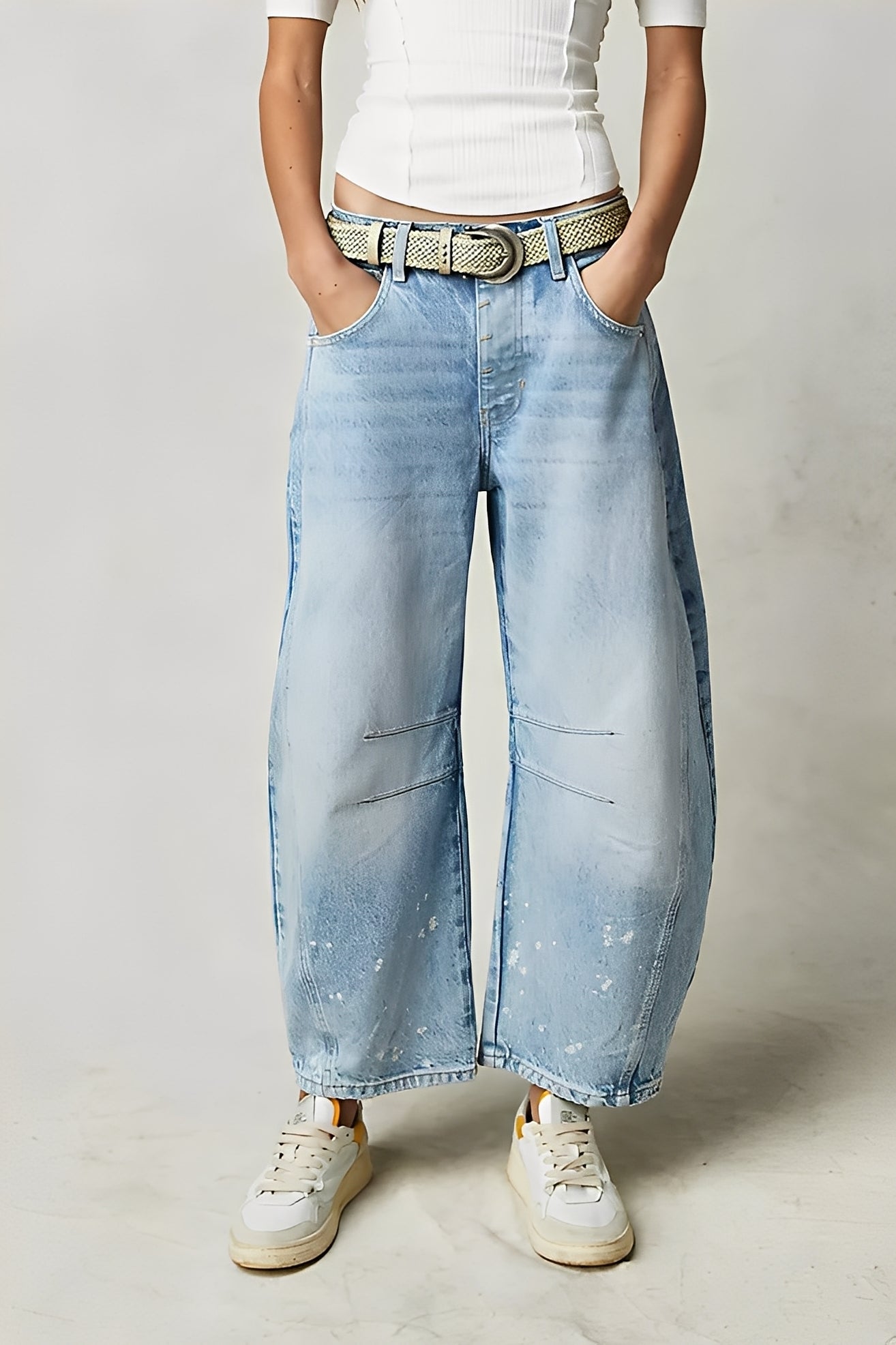 Jocelyn - Jeans larghi casual per donne