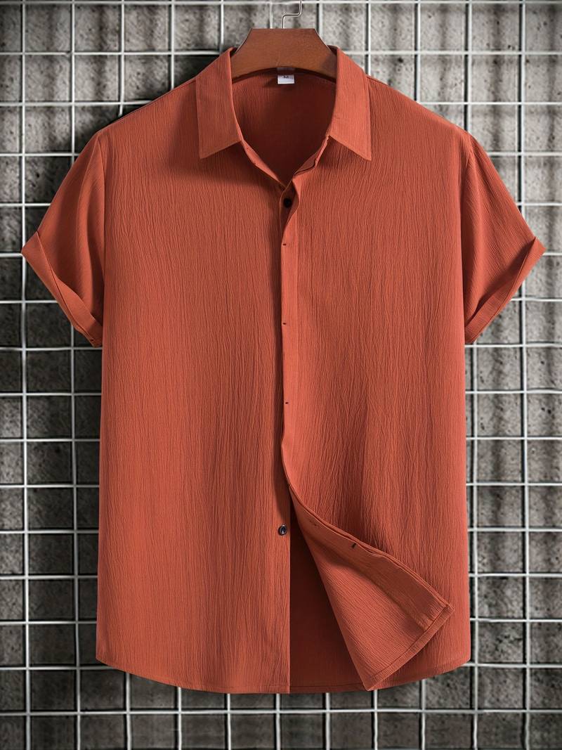 Joshua - Camicia a Maniche Corte Elegante e Senza Sforzo