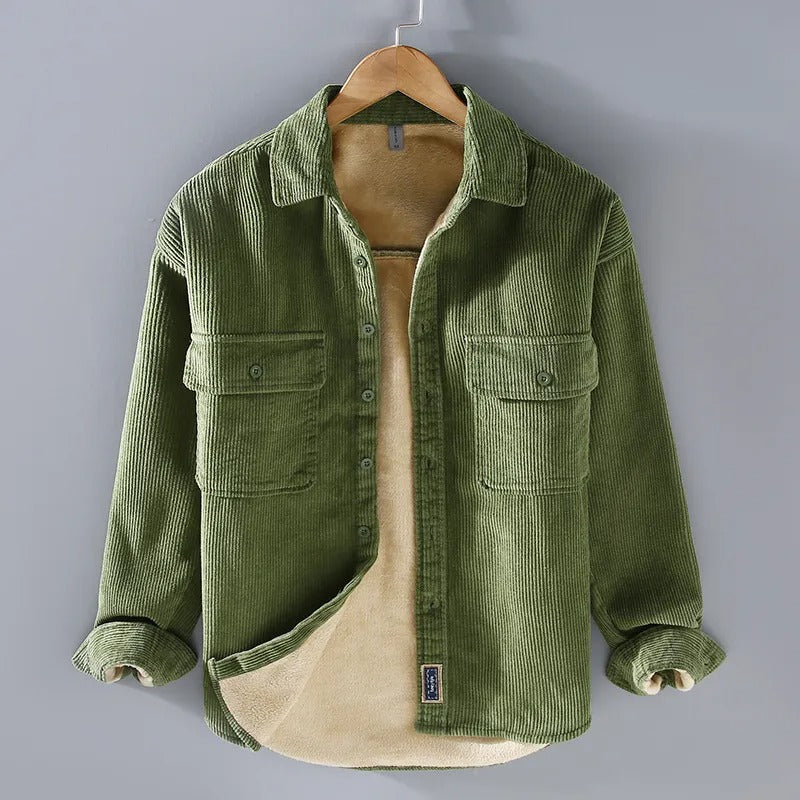 Callum – Camicia in Velluto a Coste Calda e Confortevole