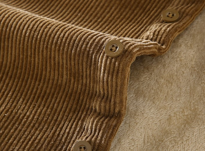 Callum – Camicia in Velluto a Coste Calda e Confortevole
