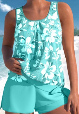 Adalina – Costume Due Pezzi Estivo con Stampa Floreale