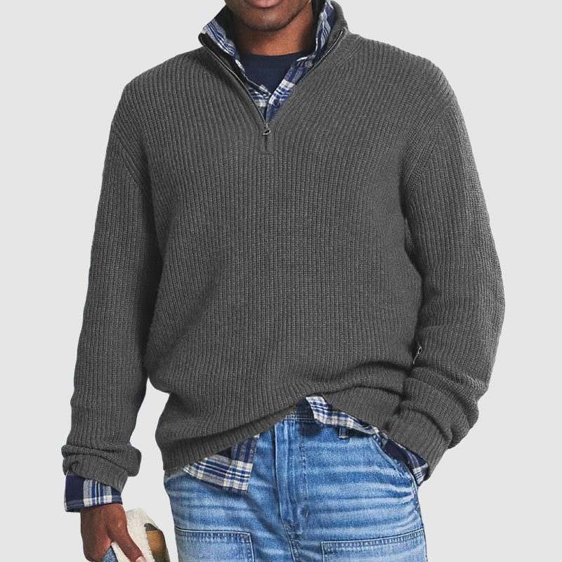 Constantine – Maglione da uomo in cashmere con zip