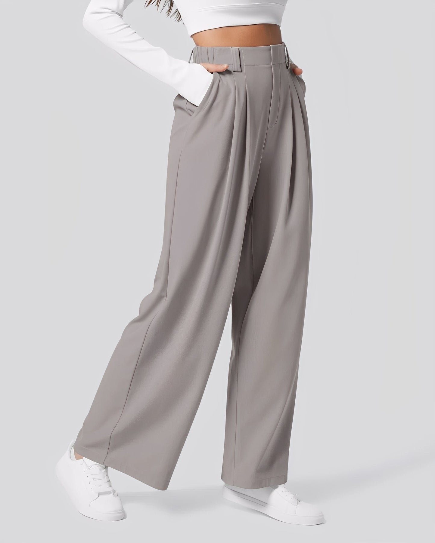 Montana - Pantaloni elasticizzati dritti per donne