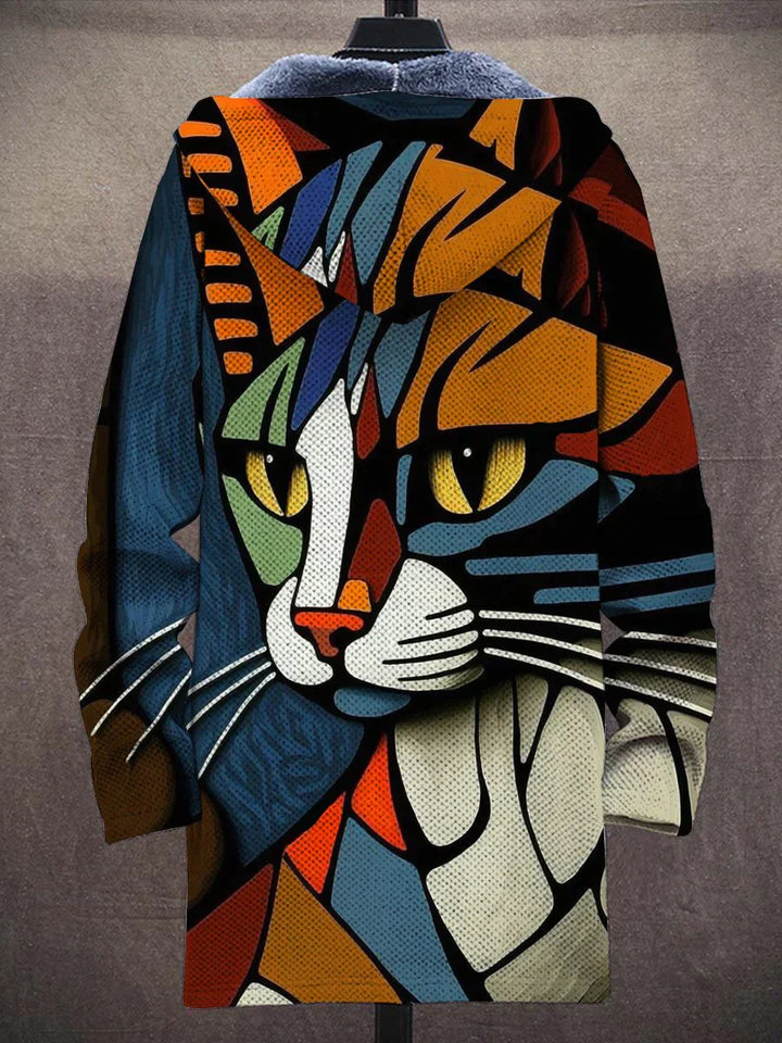 Cathlyn - Cardigan Astratto Artistico