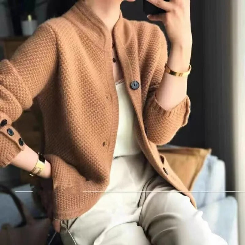Elsa - Giacca Elegante in Mistura di Lana