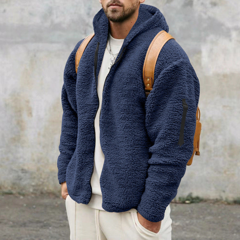 Burton - Giacca casual con cappuccio in pelliccia per uomo