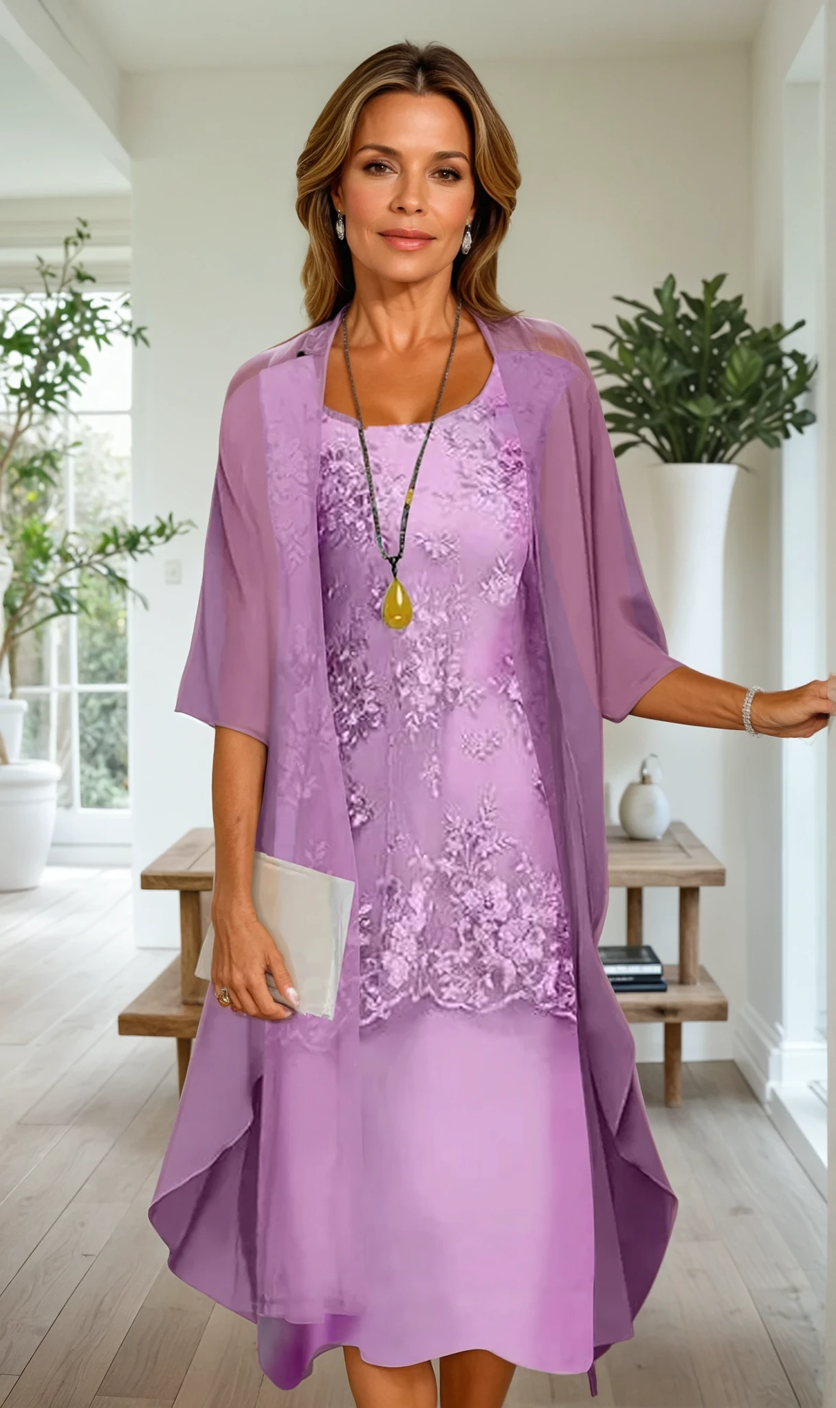 Evora – Completo in Chiffon Leggero