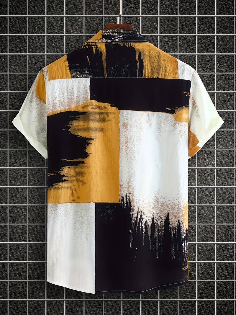 Kenneth - Camicia Casual a Maniche Corte con Stile Fresco
