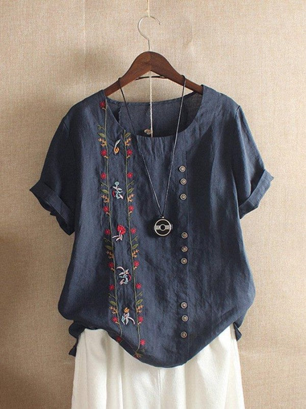 Leanah - Camicia Corto Manica Luxe
