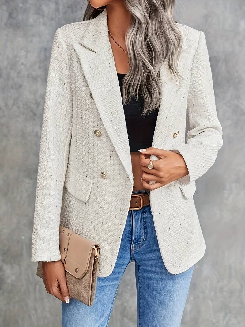 Abby – Blazer Classico con Revers Elegante