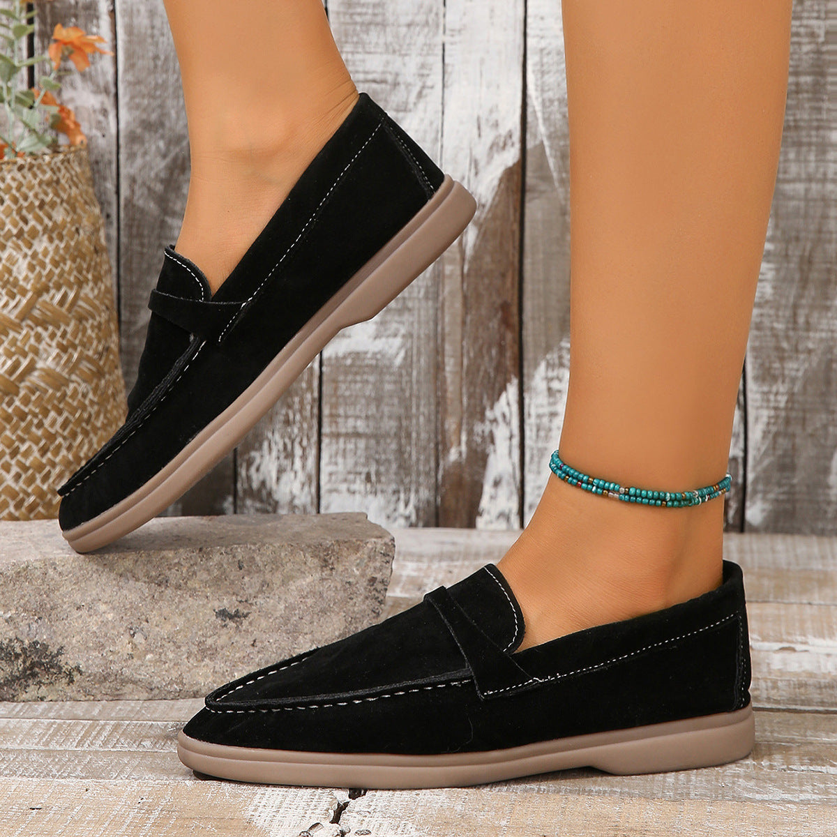 Yasmine - Scarpe Classiche in Camoscio per Donne