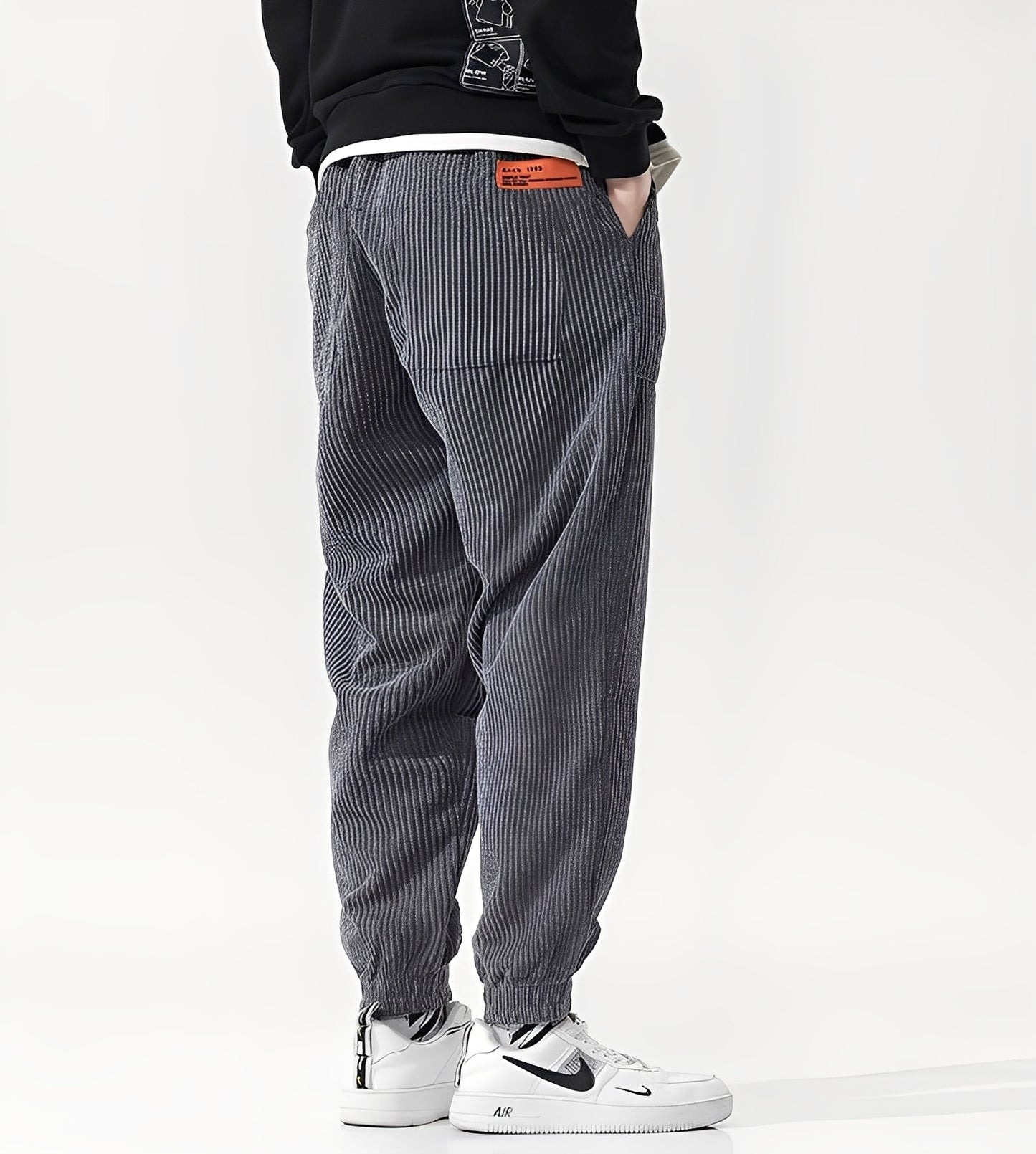 Nicholas - Eleganti pantaloni sportivi in velluto a coste per uomini