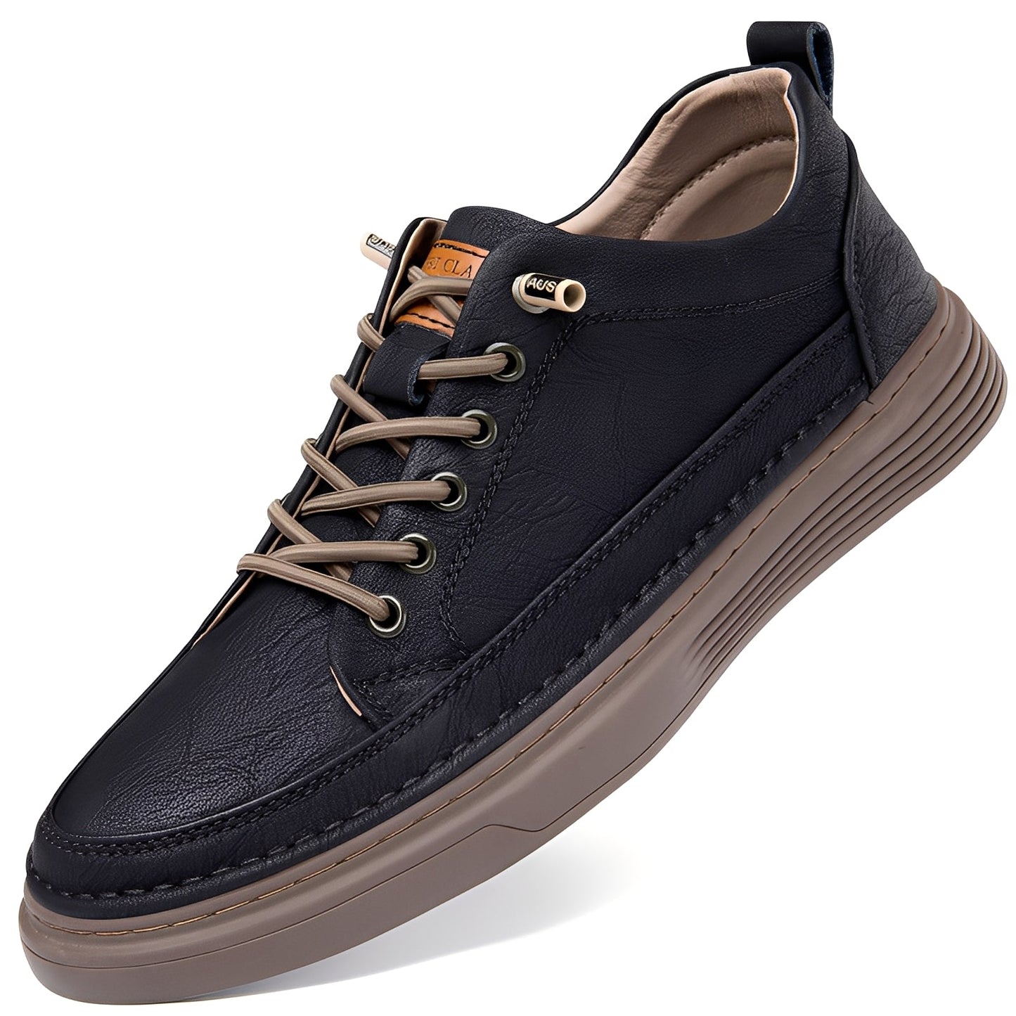 Damion - Scarpe da Ginnastica Classiche in Pelle per Uomo
