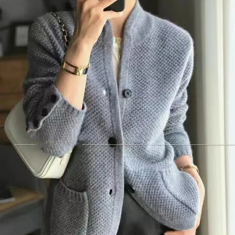 Elsa - Giacca Elegante in Mistura di Lana
