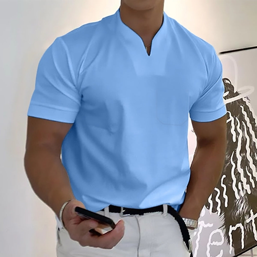 Jason - T-shirt fitness business da uomo a maniche corte