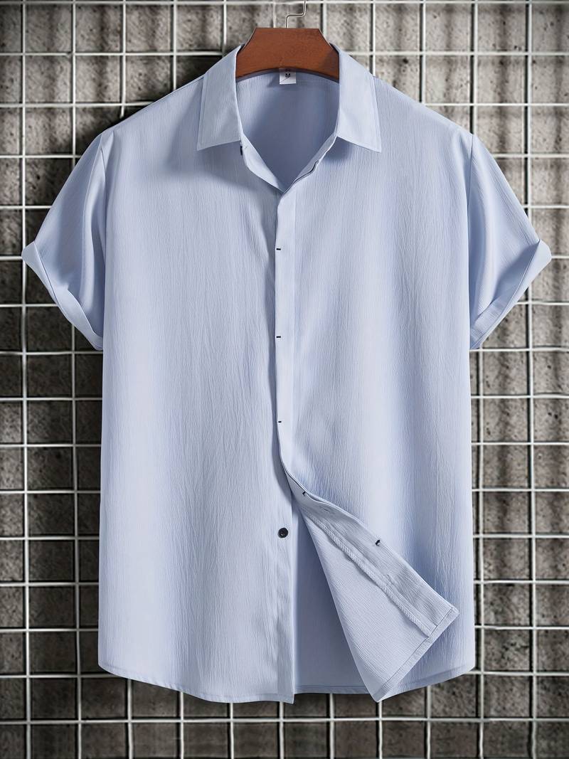 Joshua - Camicia a Maniche Corte Elegante e Senza Sforzo