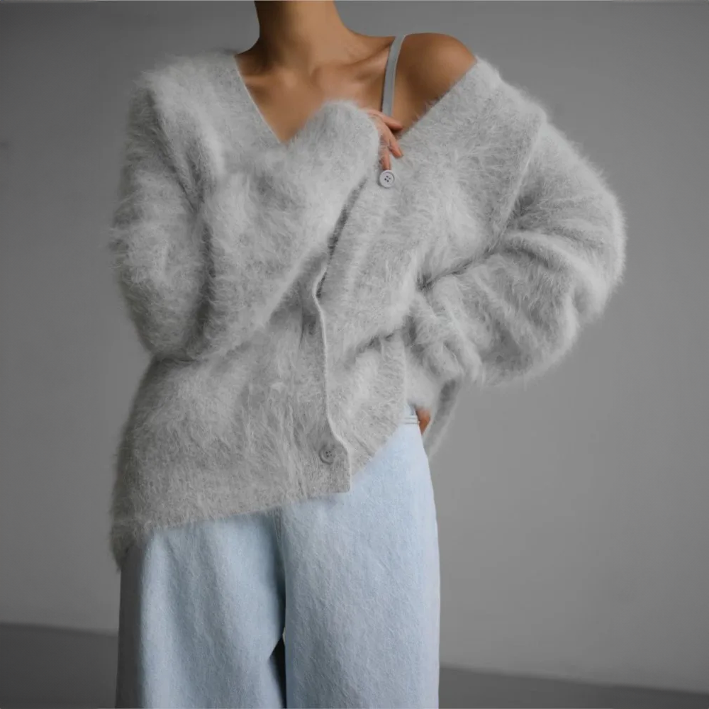 Erina - Cardigan in Cashmere di Lusso