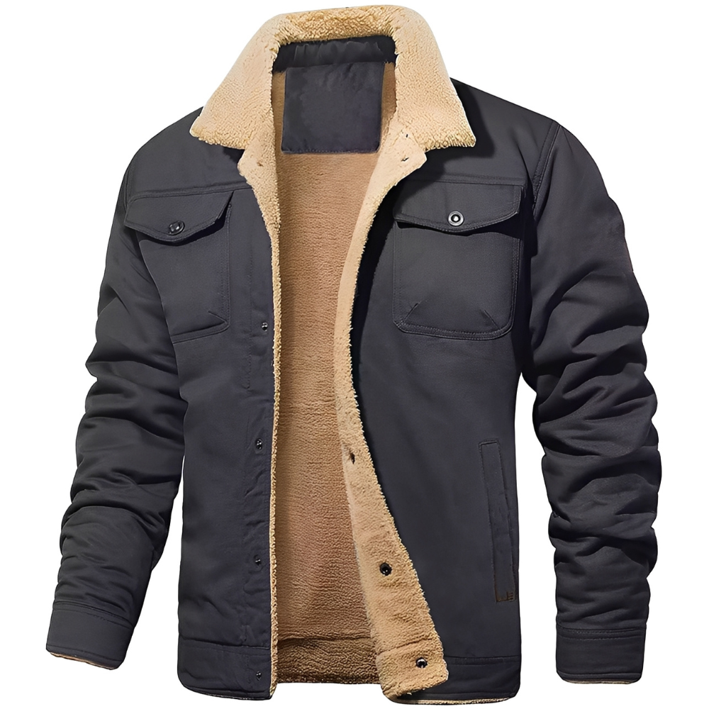 Arthur - Giacca calda casual foderata per uomo