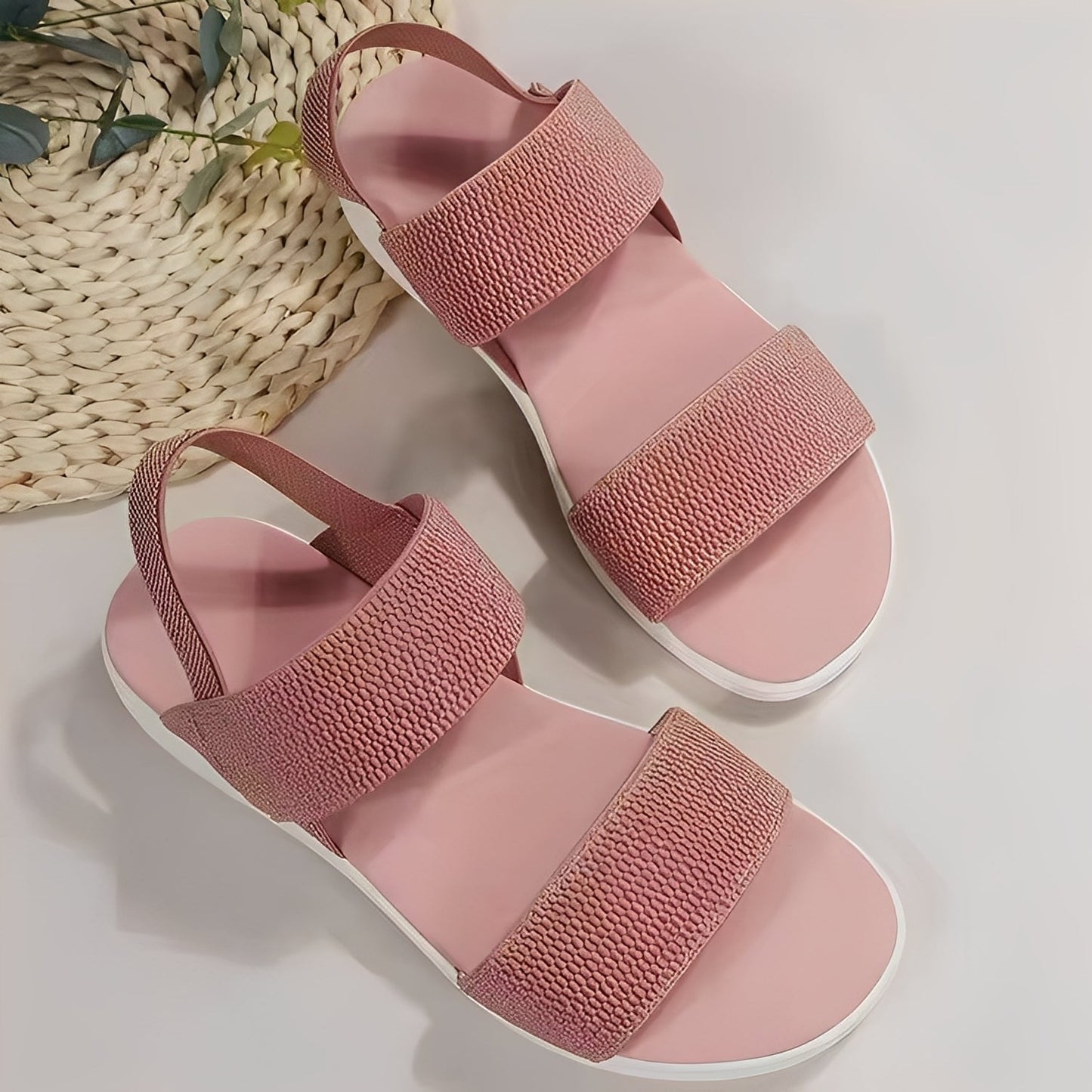 Jessika - Sandali bassi casual in Flyknit per donne