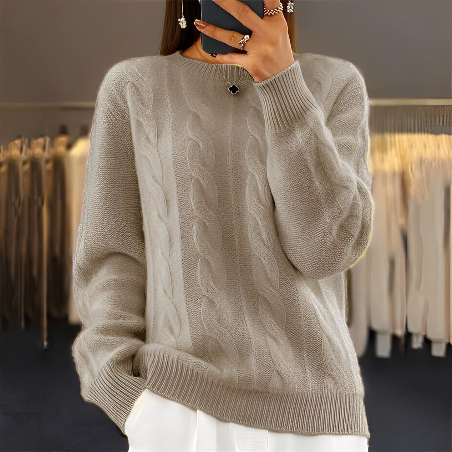 Leanne - Maglione classico e alla moda per donne