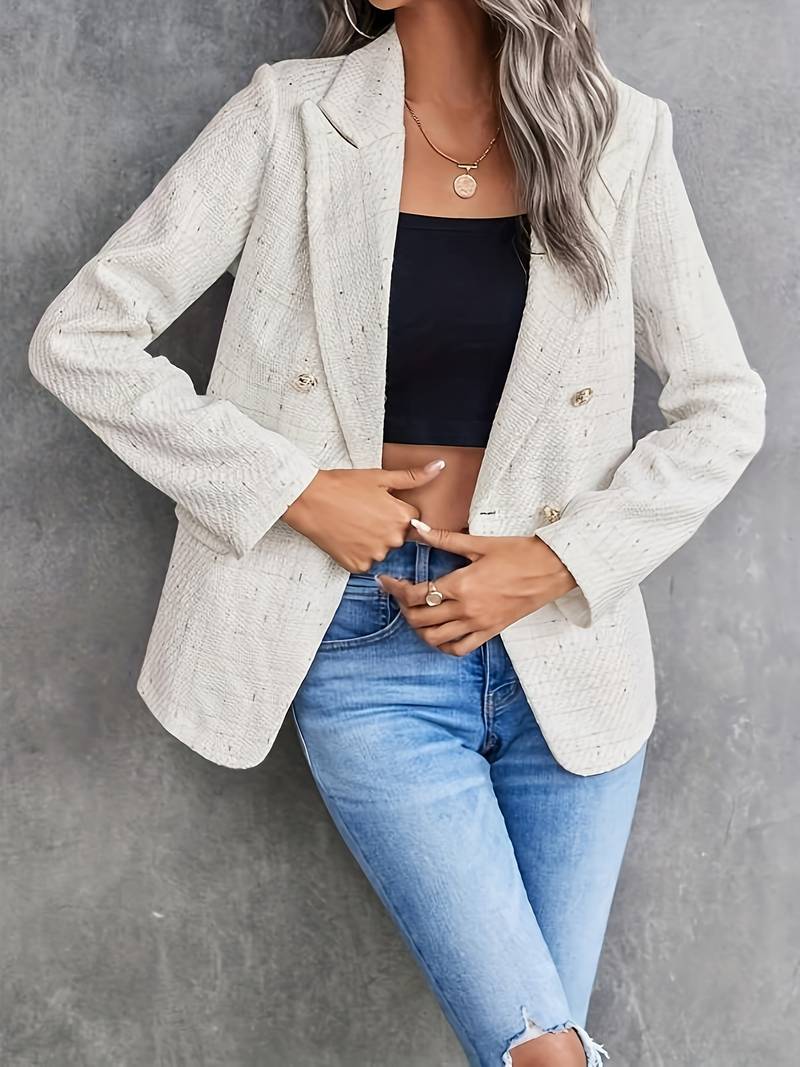 Abby – Blazer Classico con Revers Elegante