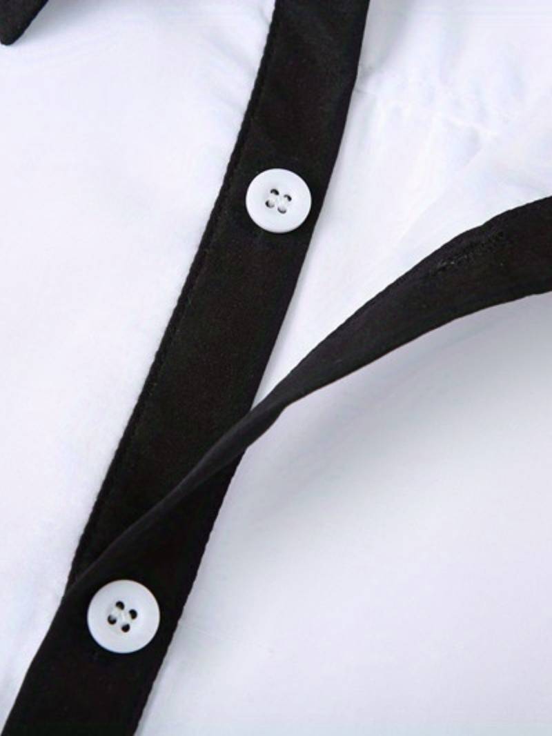 Tonie – Camicia Elegante con Contrasto dal Taglio Moderno