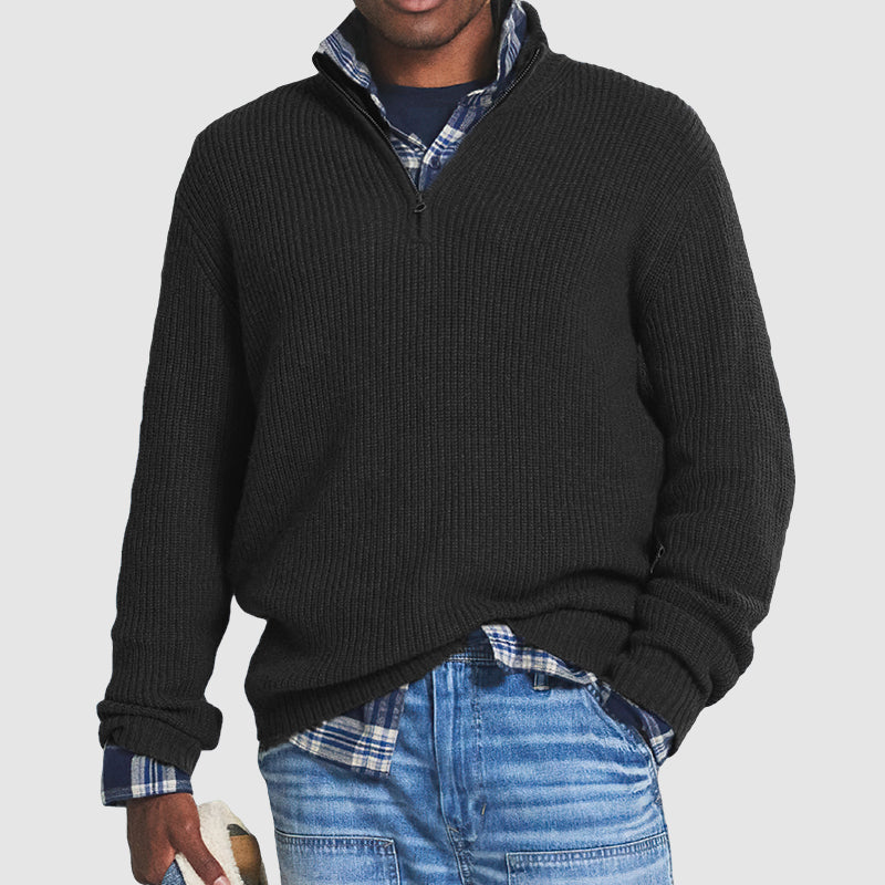 Constantine – Maglione da uomo in cashmere con zip