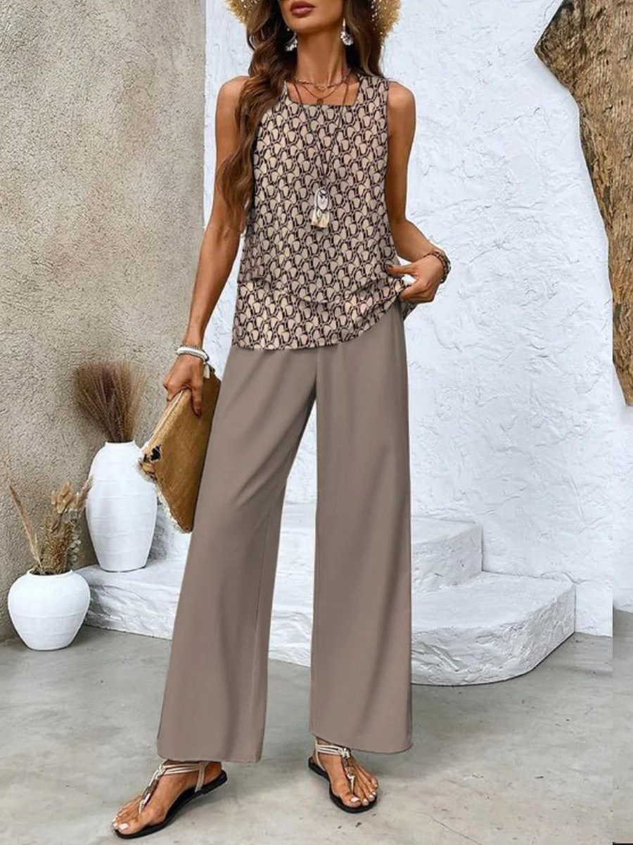 Malia - Elegante Completo Donna Senza Maniche