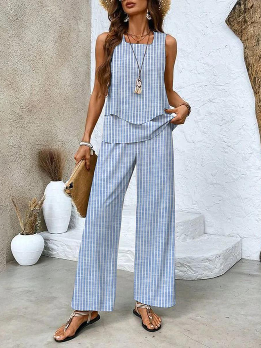 Malia - Elegante Completo Donna Senza Maniche