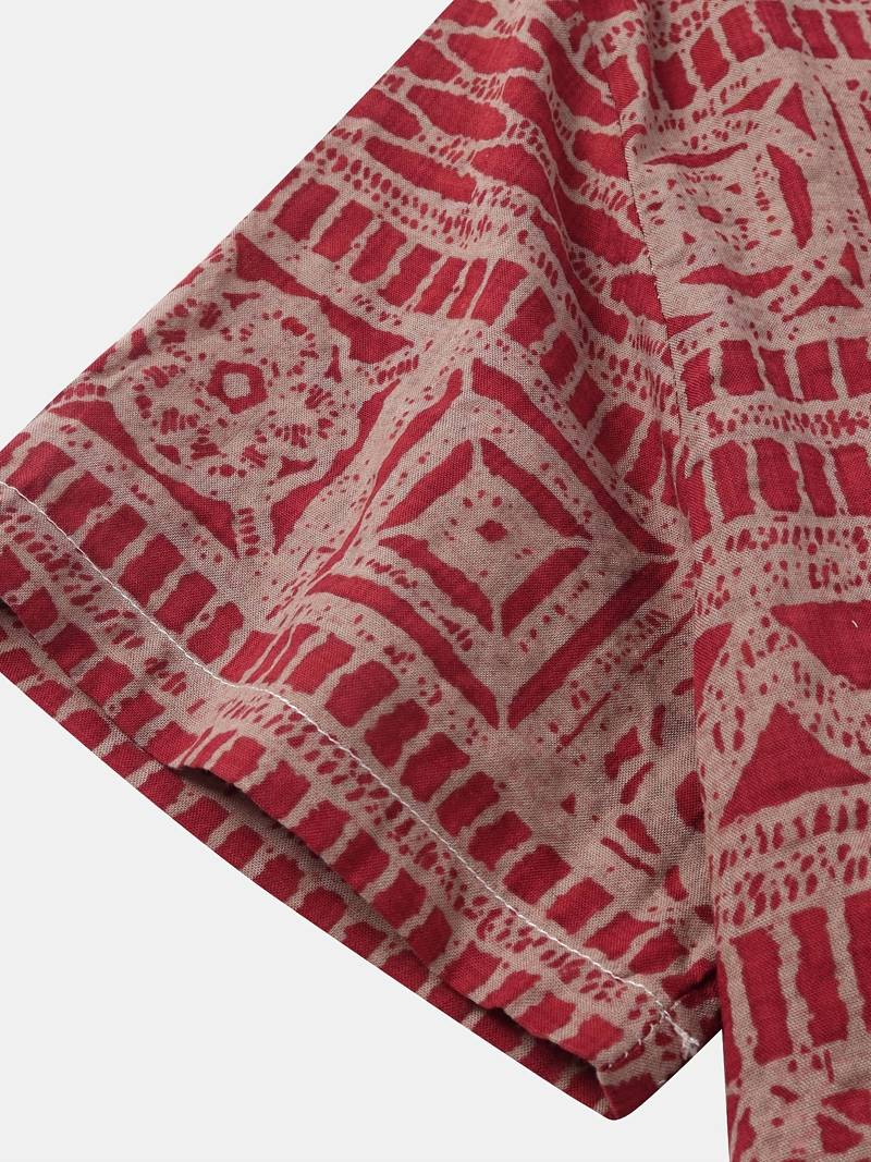 Kenneth - Camicia Casual a Maniche Corte con Stile Fresco