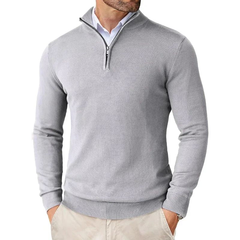 Bowen - Maglione Moderno con Zip per Uomo