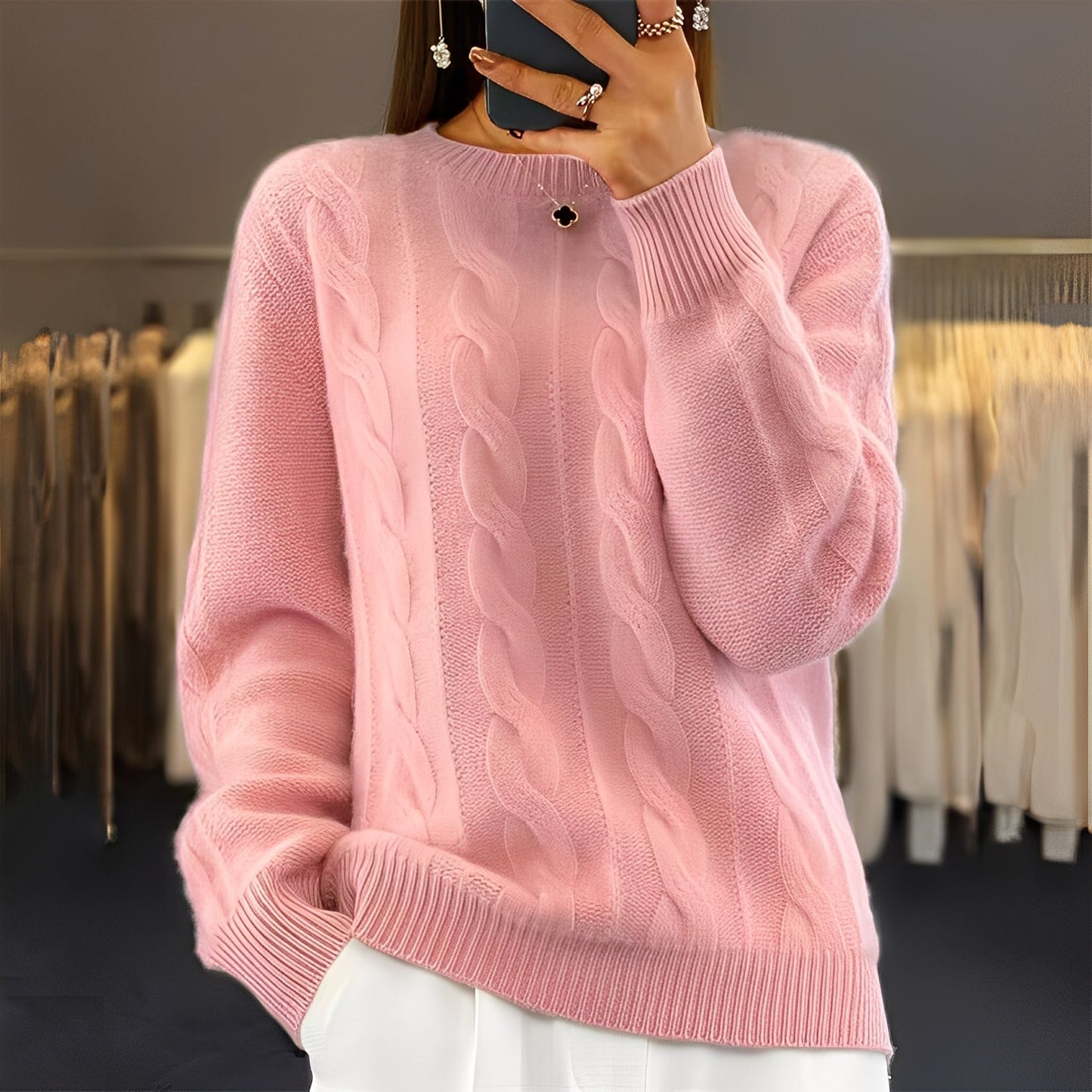 Leanne - Maglione classico e alla moda per donne