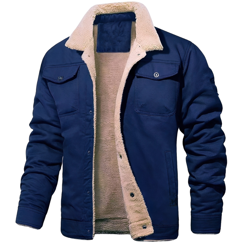 Arthur - Giacca calda casual foderata per uomo