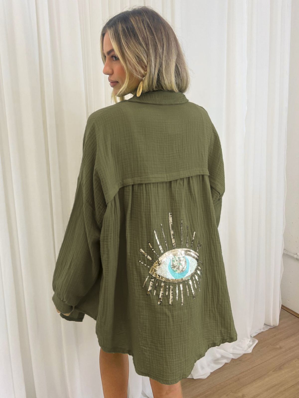 Giada – Kimono Ricamato Oversize